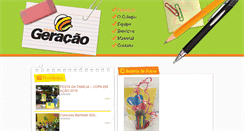 Desktop Screenshot of colegiogeracaobauru.com.br